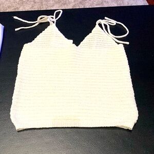 Blu pepper large off white womens top